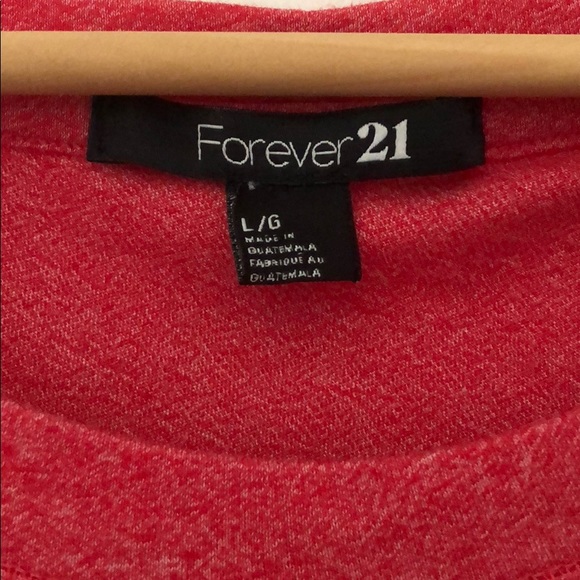 Forever 21 bright colored red shirt - Picture 3 of 3